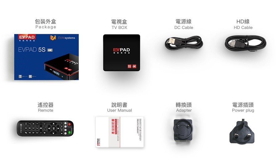 世界のTV見れるAndroid TVbox Evpad セット - その他