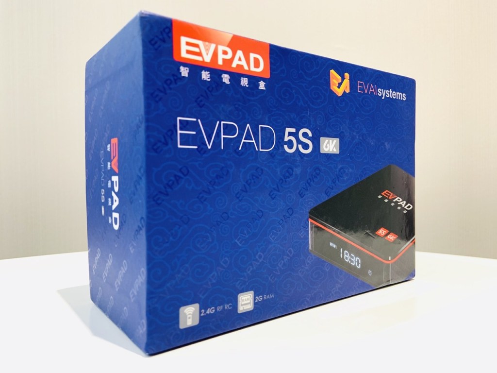 EVPAD 5S TV Box 검토 및 평가 보고서
