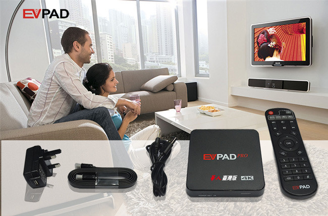 EVPAD Taiwan Edition - Smart Internet TV caja Taiwan Channels