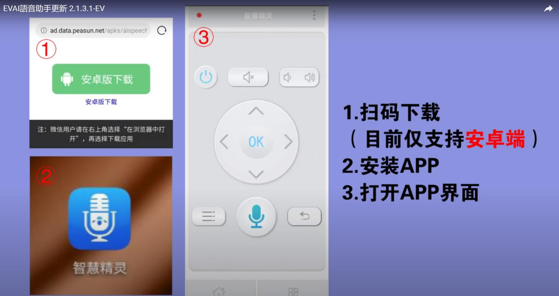 EVPAD TV Box EVAI 음성 도우미 업데이트