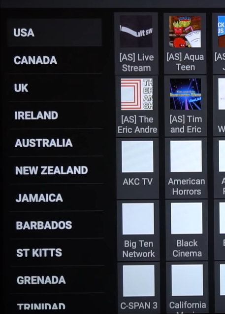 EVPAD A TVbox con control de voz inteligente y selección de varios países