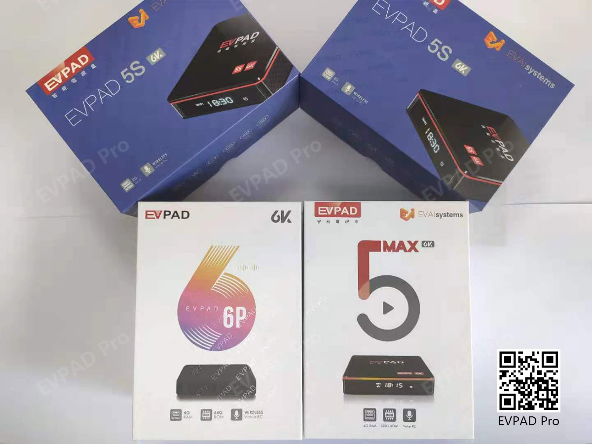 รายการช่องทีวีของอินเดียใน EVPAD TV Box