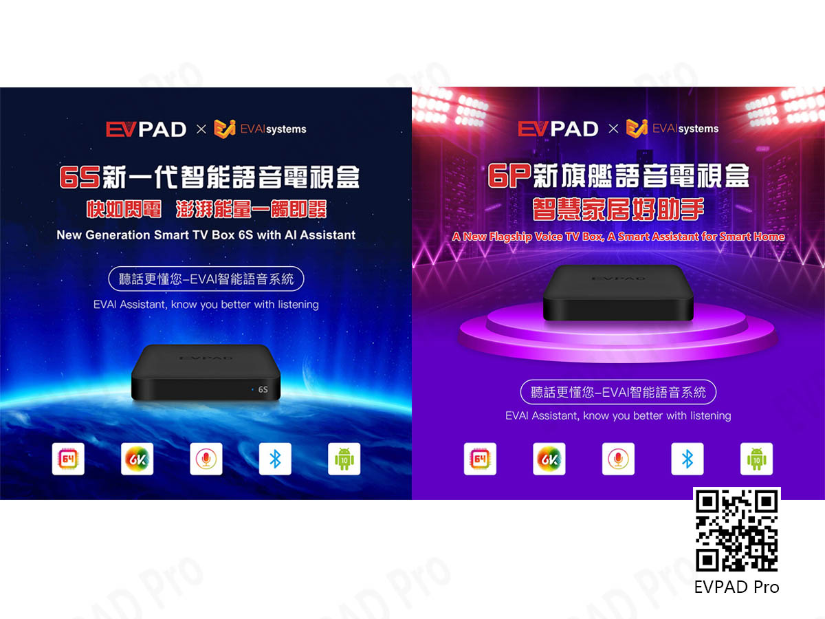 EVPAD 6P VS 6S，它們的異同點是什麼？