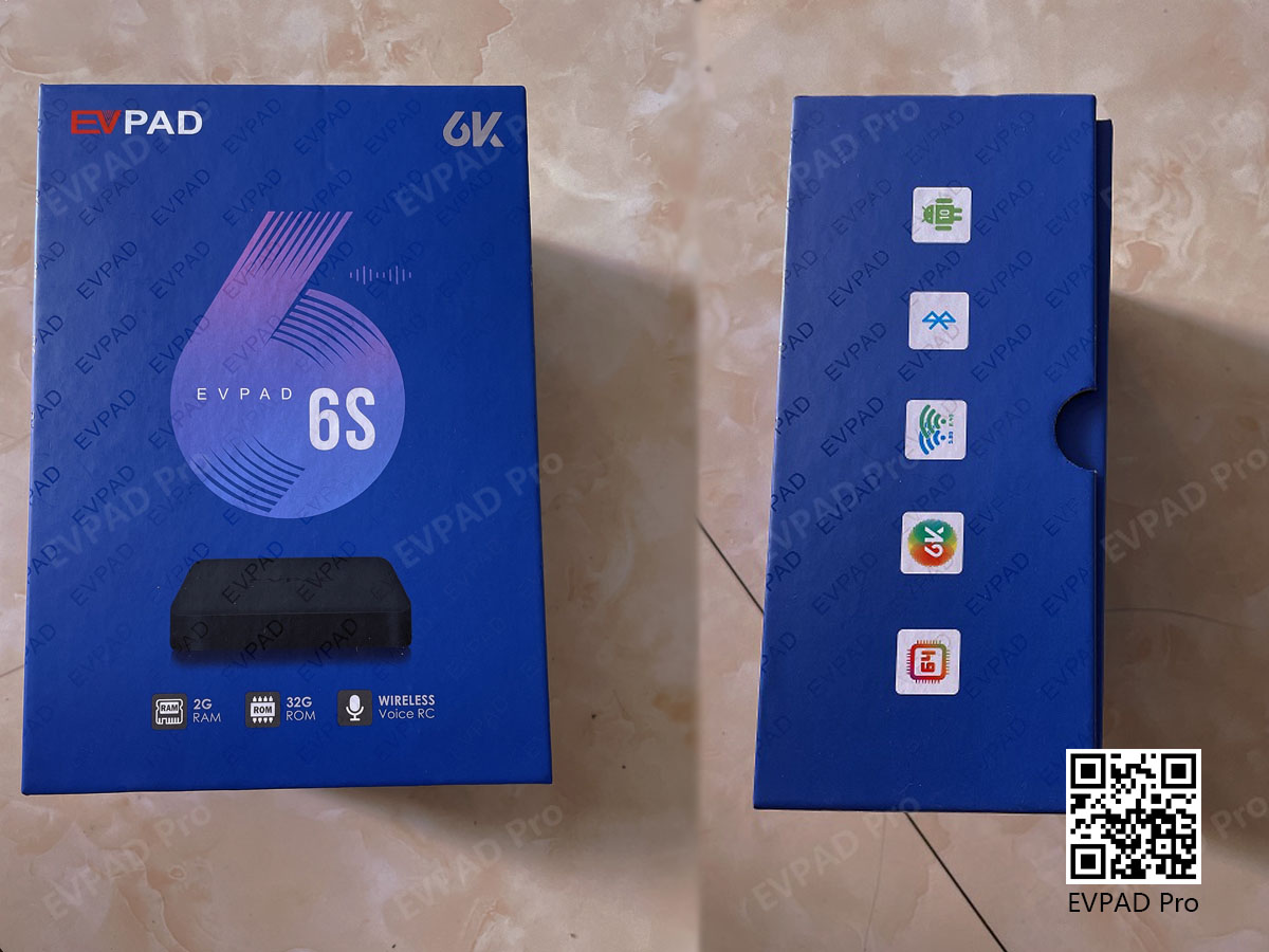 EVPAD Sixième génération Smart Voice TV Box Nouveau modèle - EVPAD 6S