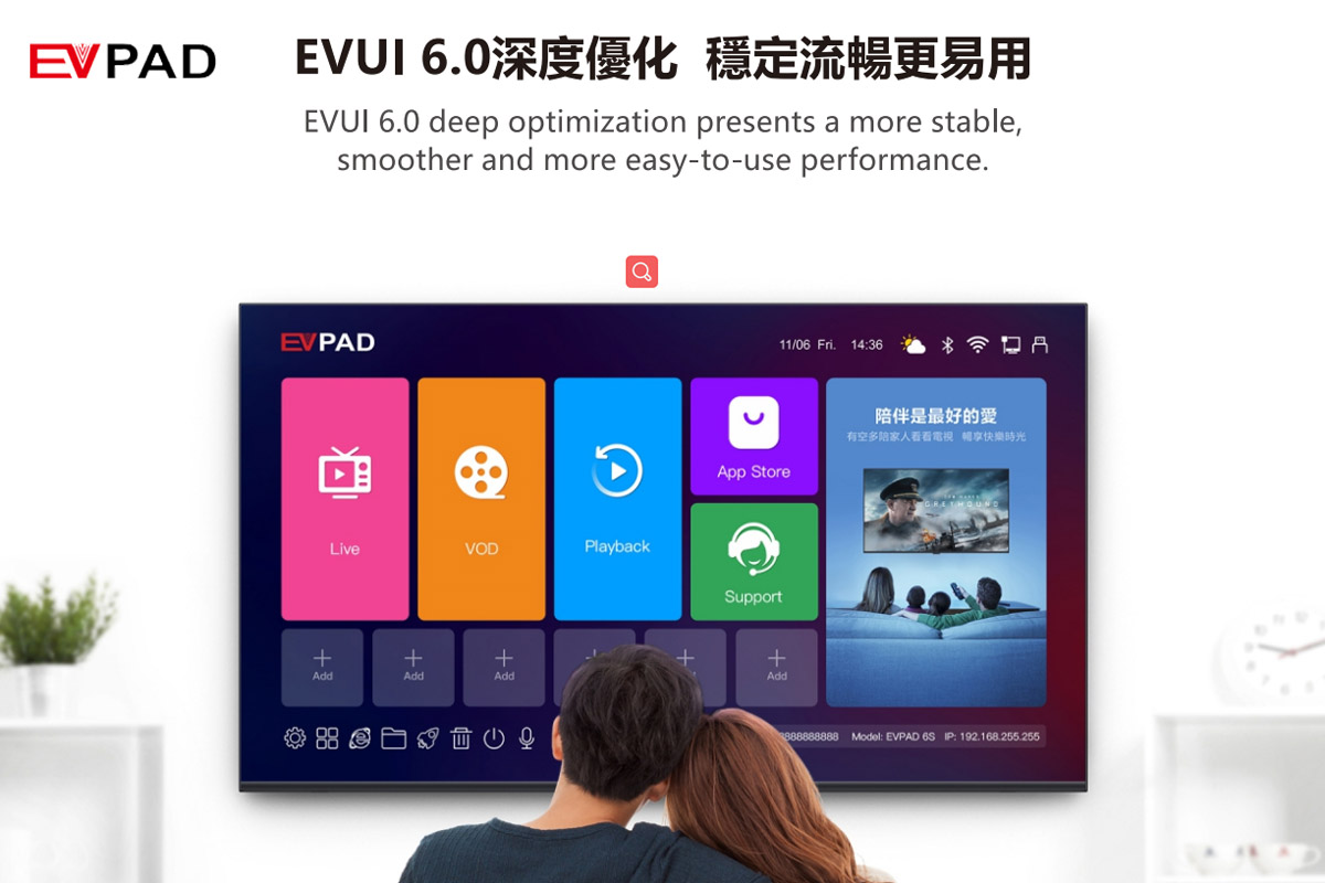 EVPAD 6S TV Box - EVUI 6.0