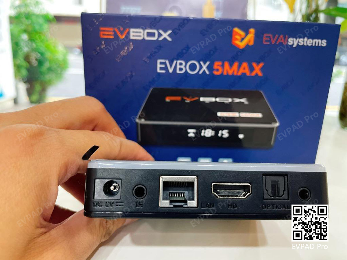 EVBOX 5Max Taiwan Edition - Most Powerful Voice-Activated TV Box with 8 Cores + 64G Large Memory