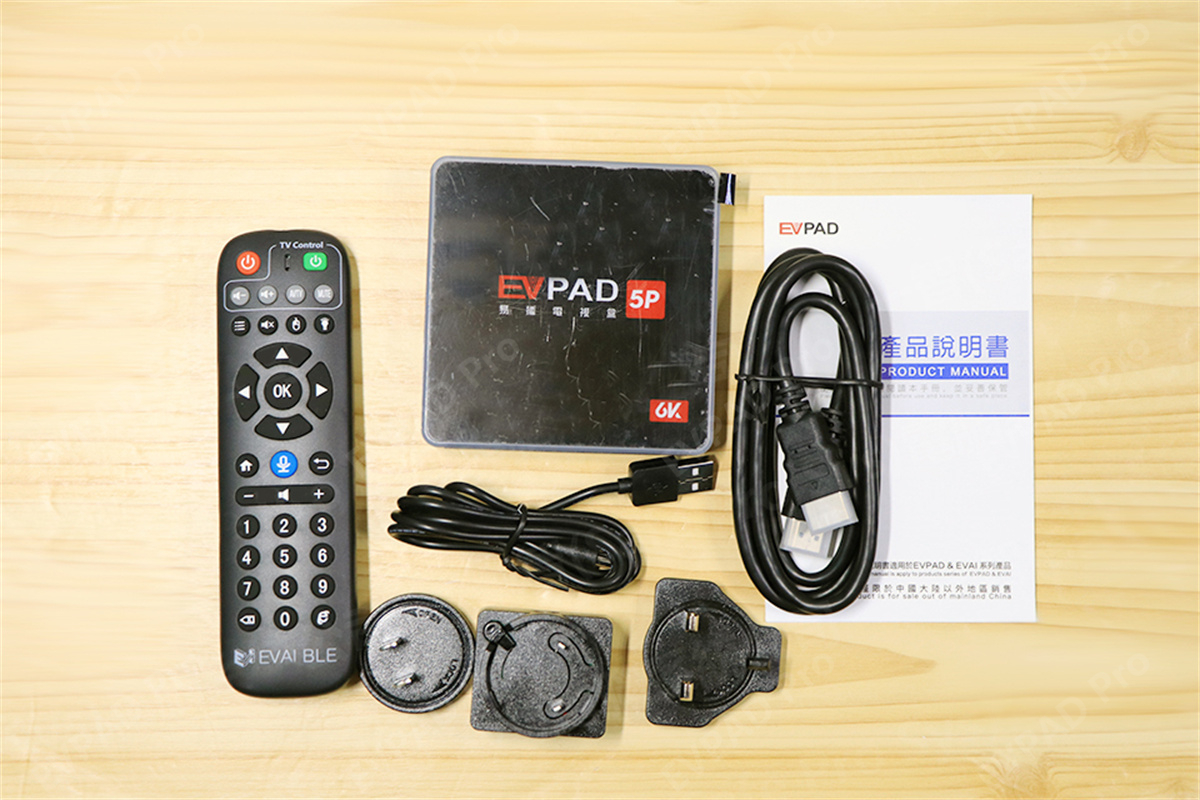 EVPAD 5P 6K AI Voice Smart TV Box - High Performance, 1000+ Movie & Live Channels