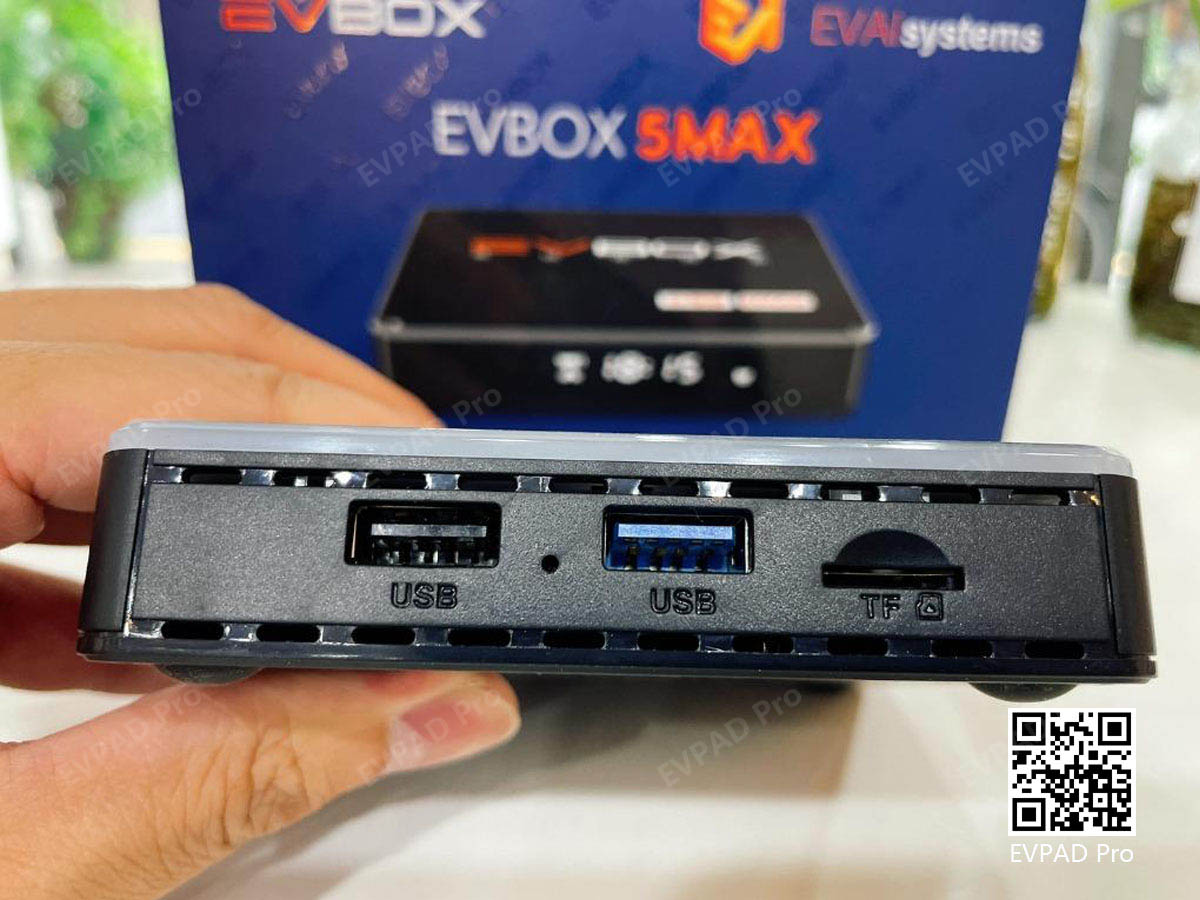 EVBOX 5Max Taiwan Edition - Most Powerful Voice-Activated TV Box with 8 Cores + 64G Large Memory