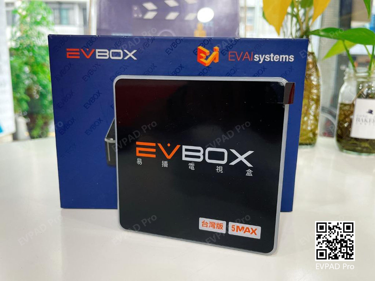 EVBOX 5Max Taiwan Edition - Most Powerful Voice-Activated TV Box with 8 Cores + 64G Large Memory