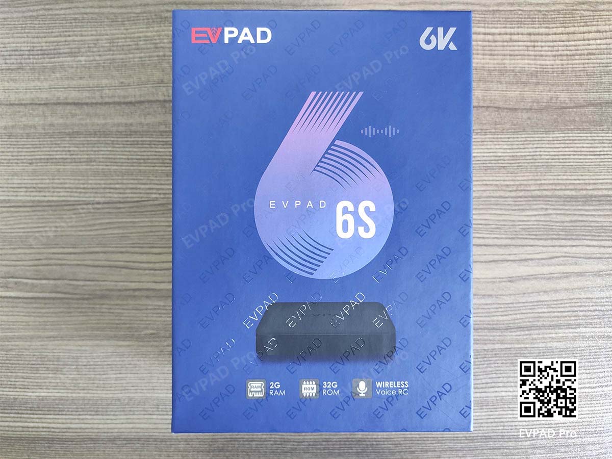 EVPAD 6S Free TV Box - 2021 New Generation Smart TV Box 6S with AI