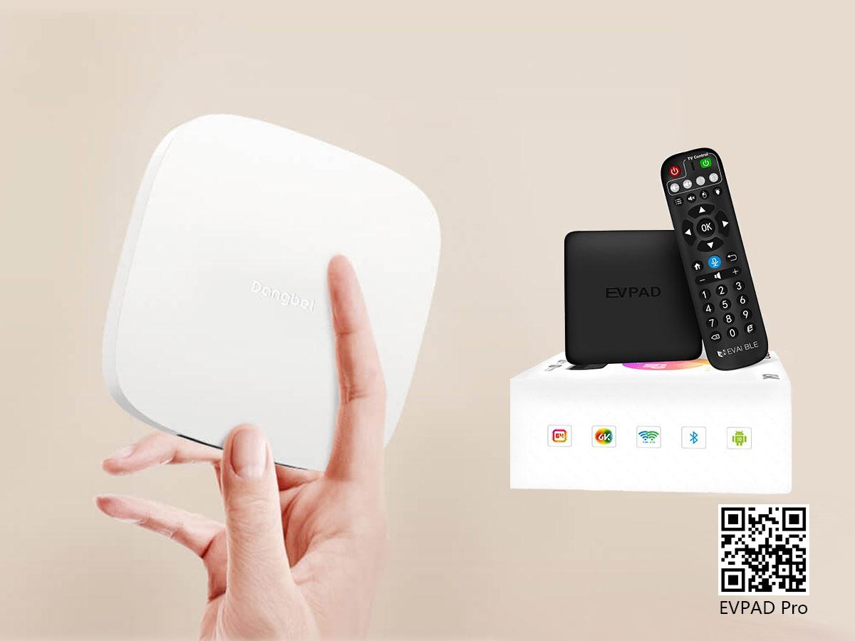 TV Box gratuite avec commande vocale intelligente et sélection de chaînes multi-pays