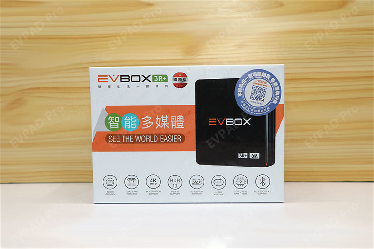 EVPAD EVBOX 3R+ Upgrade International Edition, Cheap Free HD TV Box - Lifetime Free IPTV Channels