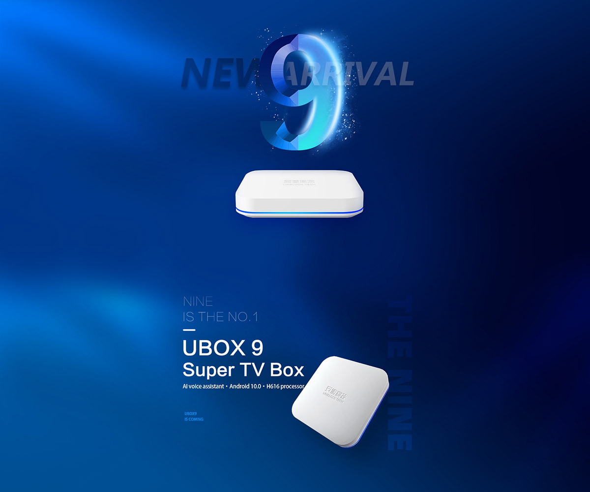 2021 Latest Unblock UBOX 9 Pro Max Super TV Box - More Stable and Faster