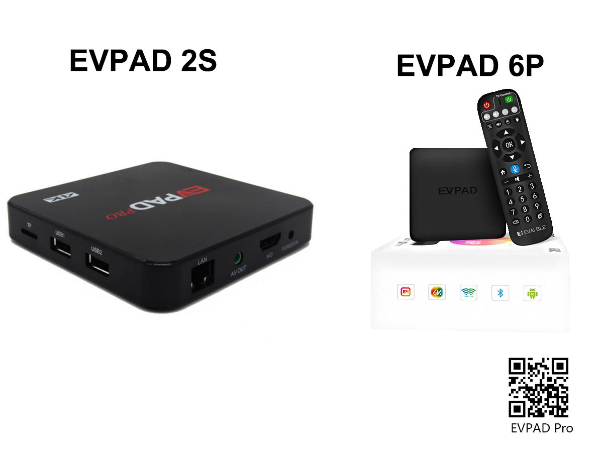 What are the Changes and Upgrades of EVPAD 2S to EVPAD 6P?