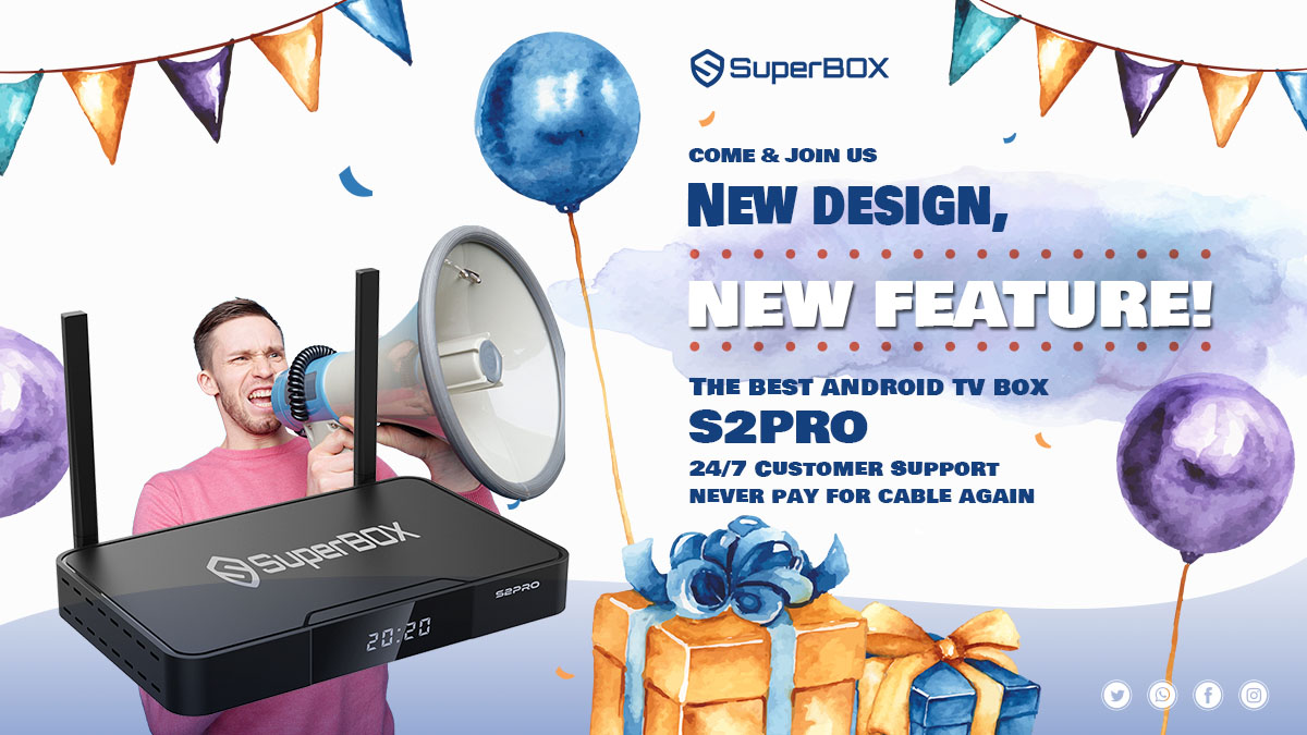 SUPERBOX S2 PRO - 새로운 디자인, 새로운 미래