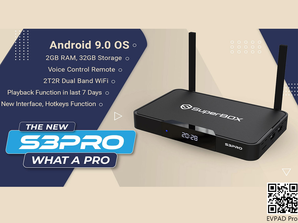 2022 Pinakabagong Superbox S3 Pro TV Box - Eksklusibo para sa Mga Tagahanga ng Sports sa USA / Canada