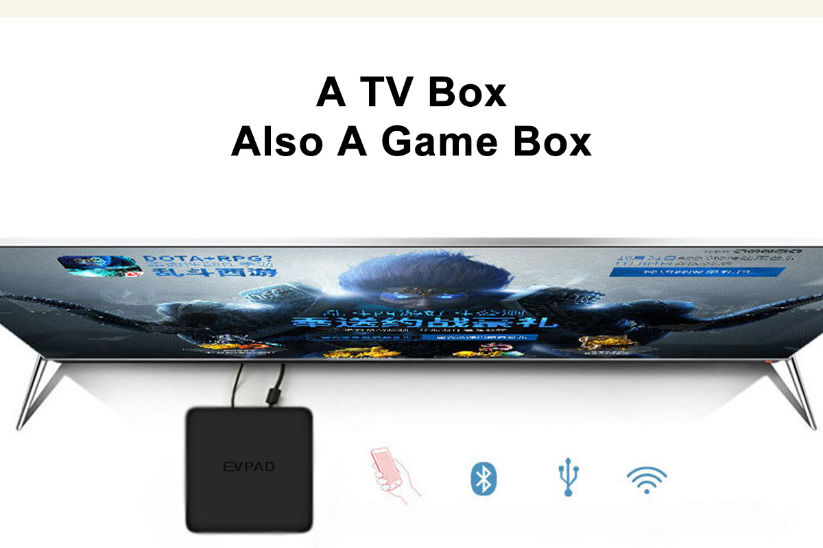 EVPAD TV Box ที่สามารถใช้เป็นคอนโซลเกมได้