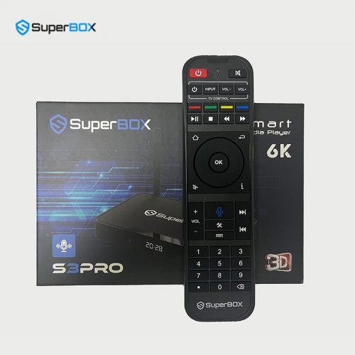 SuperBox S3ProTVボックス用のオリジナル音声制御リモコン