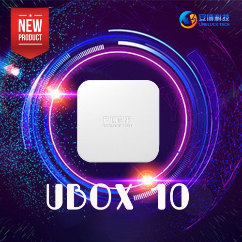 2023년 최신 Unblock Tech Ubox 10 TV 박스 - Unblock Gen 10 Android TV 박스