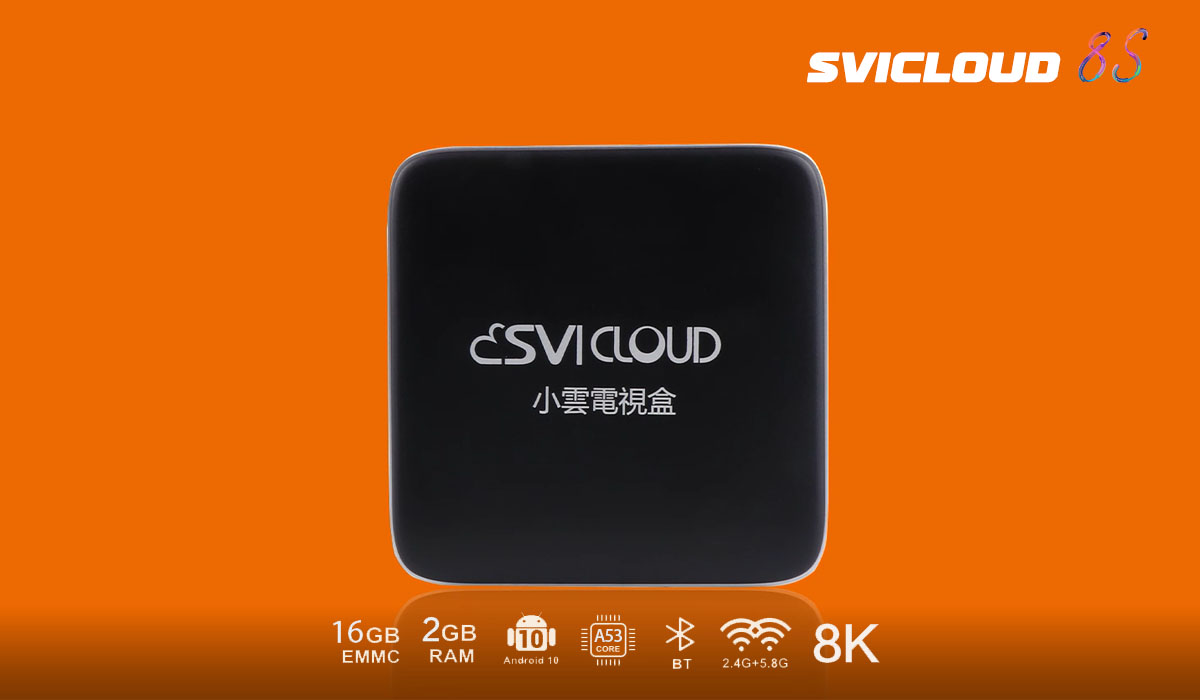 SVI Cloud 8S 2GB RAM+16GB ROM Smart Android TV Box