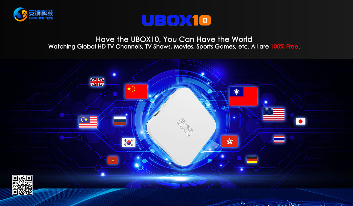 UNBLOCK TECH UBOX8 PRO トップ MAX 世界中のTVが見れます！