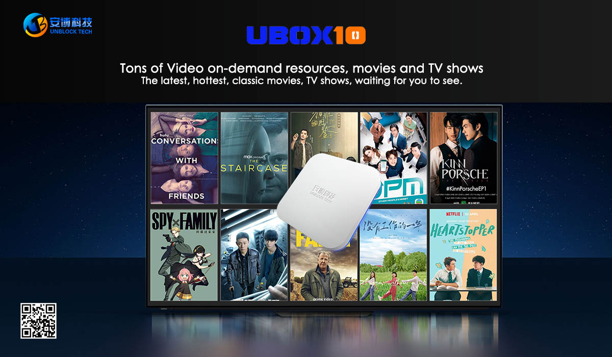 UBox 10 - Tons of VOD resources to watch - Happiness does not need to wait