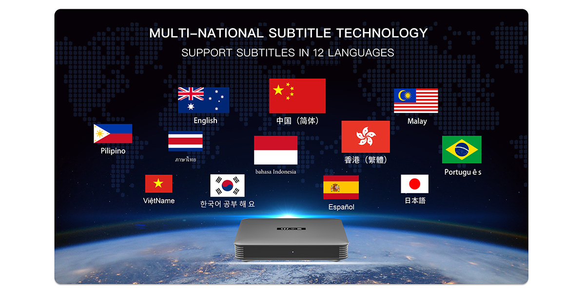 当日発送SviCloud 9P小雲TVbox 电视盒多国ライブtv鑑賞 永久無料最新の 