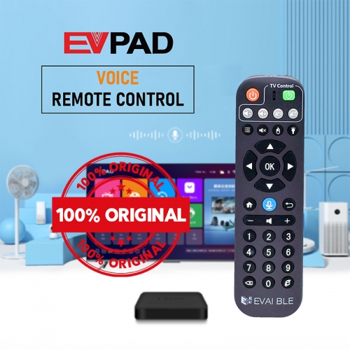 Original กล่องทีวี EVPAD รีโมทคอนโทรลควบคุมเสียงสำหรับ EVPAD10P, 6P, 6S, 5Max, 5P
