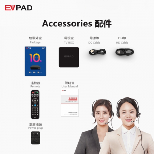 EVPAD 10S - The All-New 10th Generation Flagship Intelligent Language TV Box - 2023 New Arrival,EVPAD TV Box