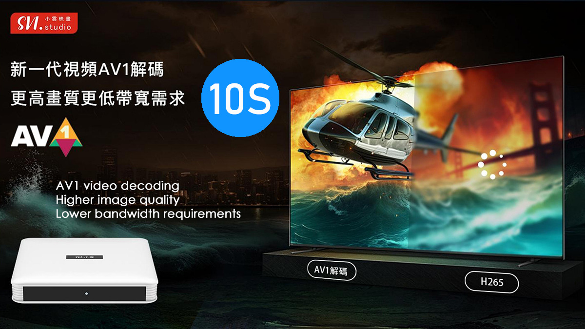 SVICLOUD 10S TV Box - SVICLOUD New Arrivals 2025 - High Cost Performance Version,SVICLOUD TV Box