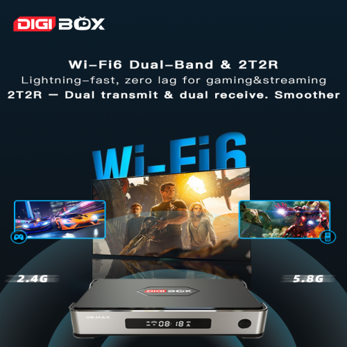 全く新しいDIGIBox D6 MAX | 2026年版 究極のAndroid TV Box