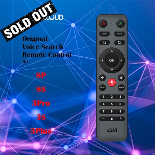 SVICLOUD Original Voice Search Remote Control Compatible with SVICloud 8P, 8S, 3Pro, 3S, 3Plus