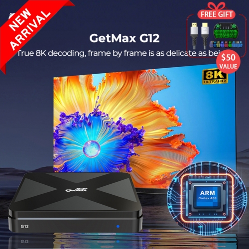 GetMax G12 TV Box - 2026 New Arrival AI Smart TV Box