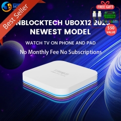 Unblock Tech UBox12 TV Box - Unblock UBox Gen 12 スマート Android TV Box - 2025 年新発売