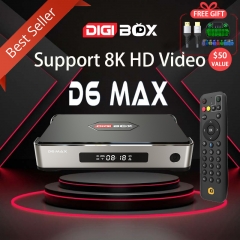 全く新しいDIGIBox D6 MAX | 2026年版 究極のAndroid TV Box グローバルエンターテイメント