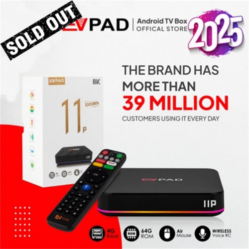 易播EVPAD11P - 易播2025新款 - 已升級到最新的易播電視盒