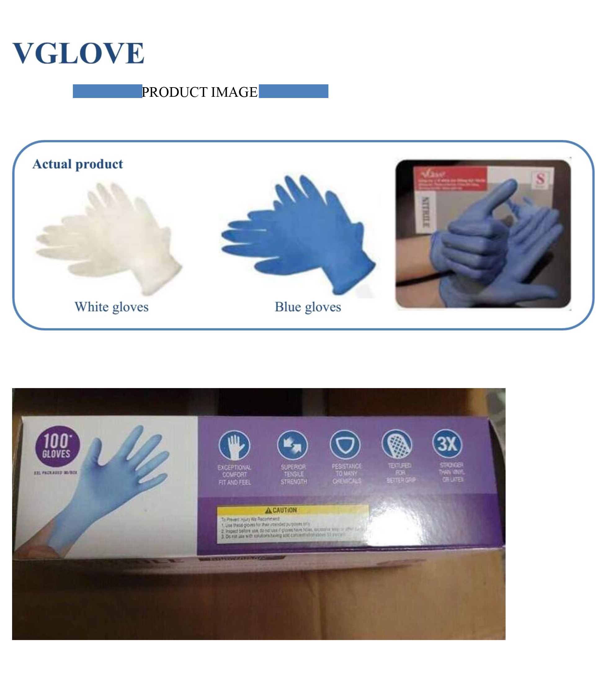 wimax nitrile gloves