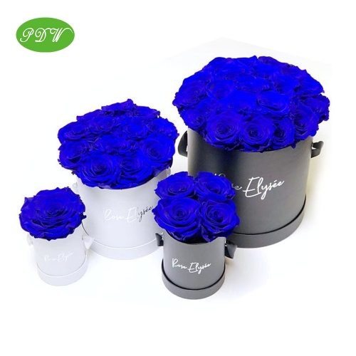 Cardboard flower box single round box