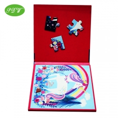 Adult magnetic jigsaw puzzle with package box