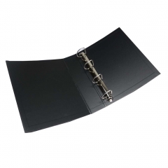 Black A4 files folder with cardboard sleeve