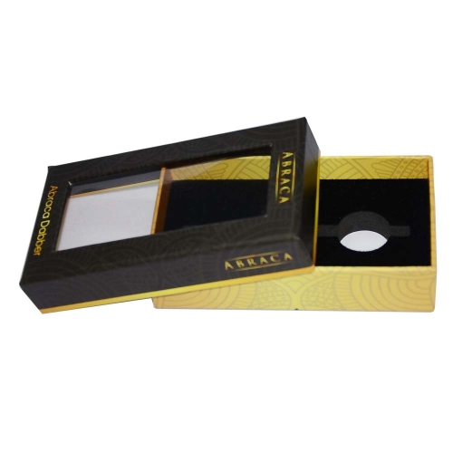 Paper watch gift box with clear window