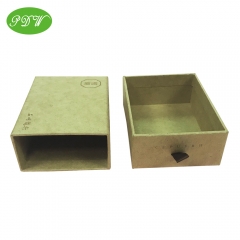 Kraft recycled paperboard drawer box for trinket