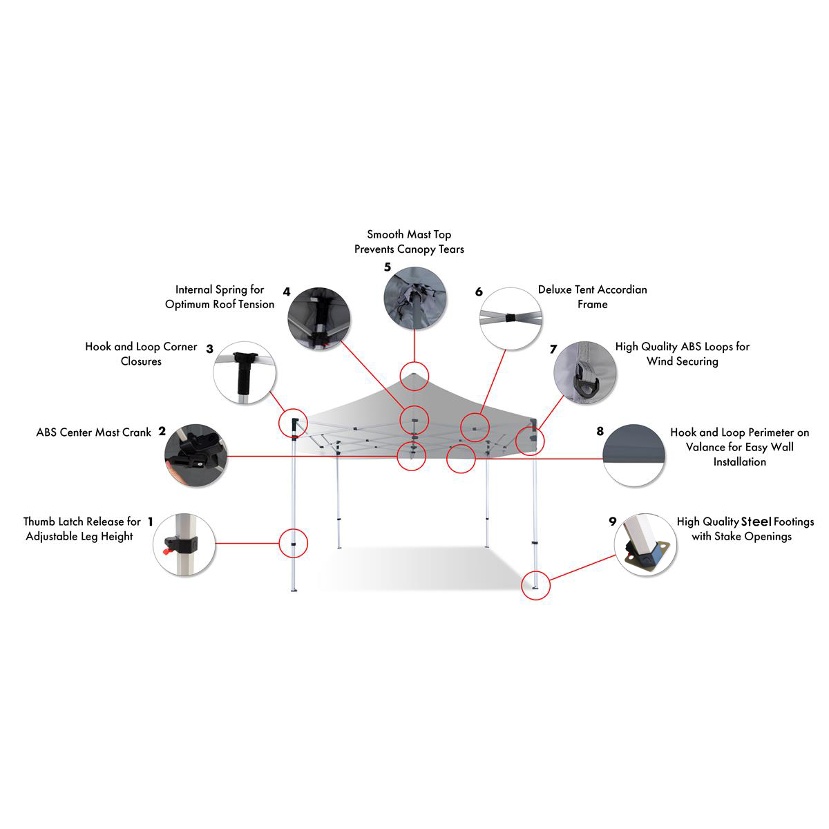 3X3M Tent Gazebo With Custom Print