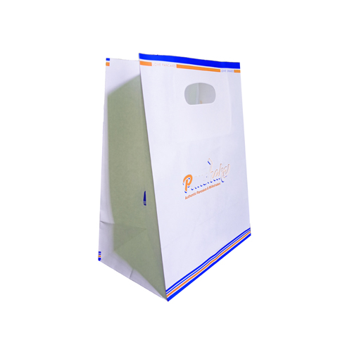 White Recyclable Food Paper Bag