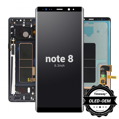 TIMEWAY factory Samsun note 8 Super AMOLED screen replacement 6.3