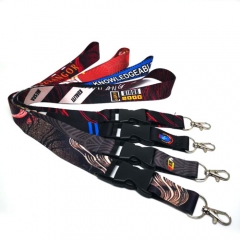 Promotional Branded lanyards with dye sublimation printing logo