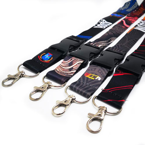 Promotional Branded lanyards with dye sublimation printing logo