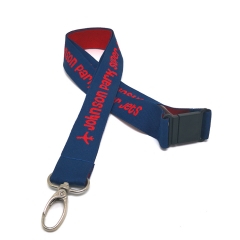 Customized design lanyards with jacquard weaving logo