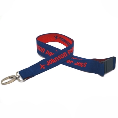 Customized design lanyards with jacquard weaving logo