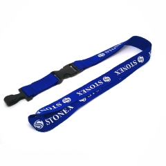 Brand advertising polyester lanyards with silkscreen printing logo